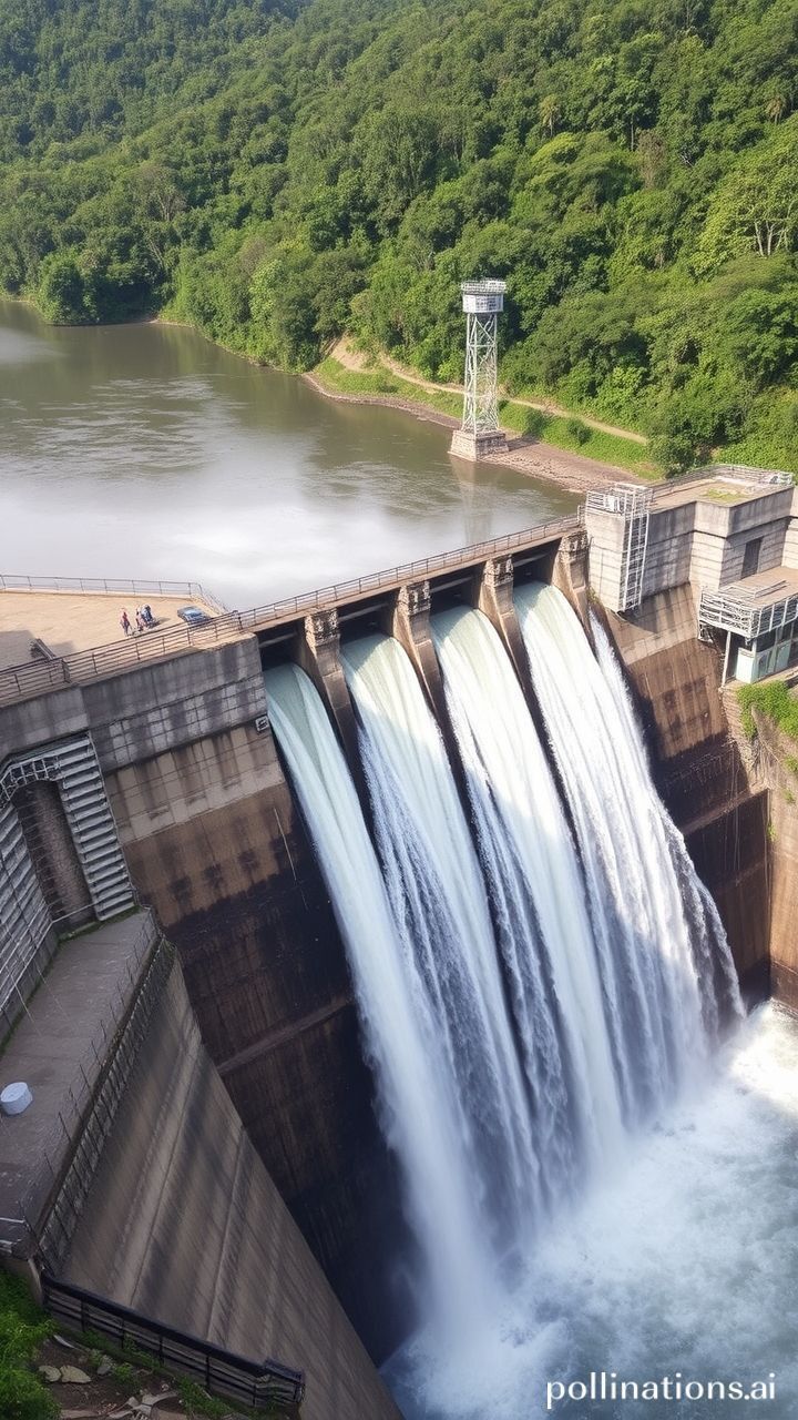 Industrial hydroelectric dam operations